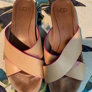 Pre-owned Uggs Kari slides 8.5M